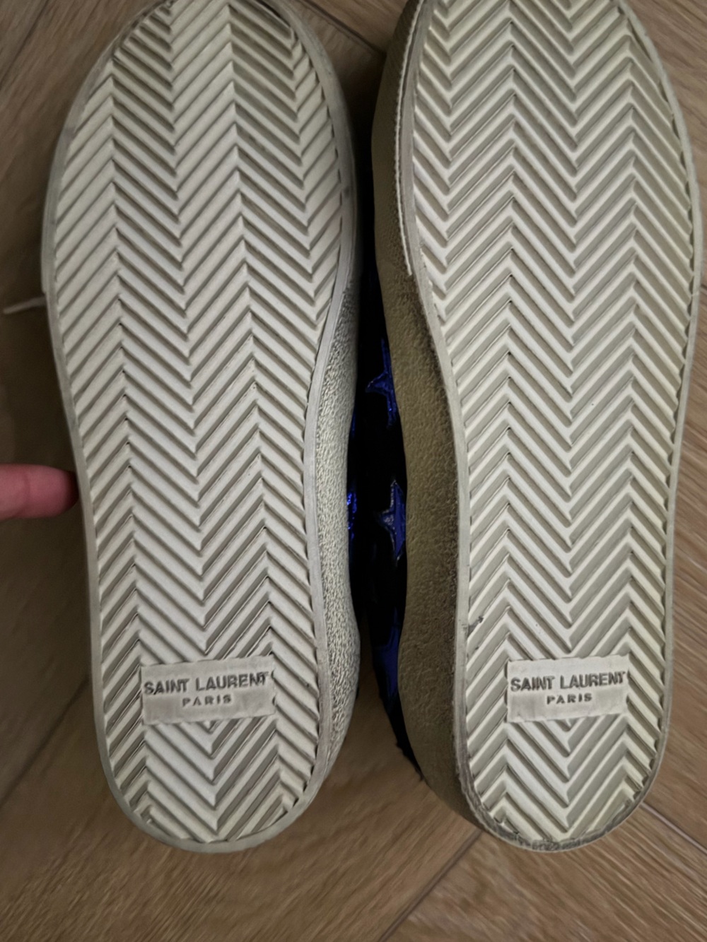 Authentic Saint Laurent ysl stars shoes Sneakers women’s 5.5 new never used $935 - Picture 5 of 7